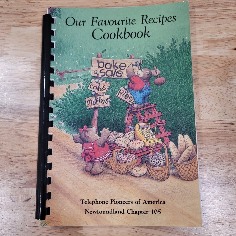 Cookbook Recipes Telephone Pioneer of America Chapter 105 November 1994 Vintage